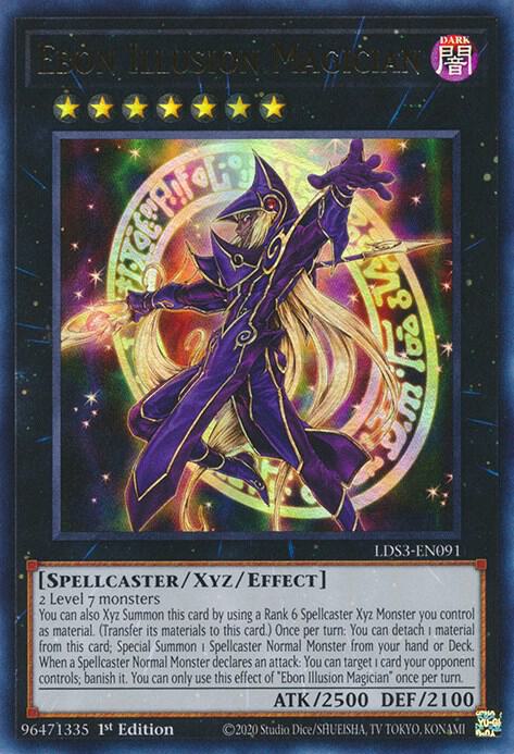 Ebon Illusion Magician LDS3-EN091 card from Legendary Duelists: Season 3