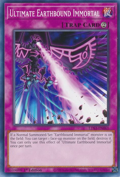 Ultimate Earthbound Immortal LDS3-EN061 card from Legendary Duelists: Season 3