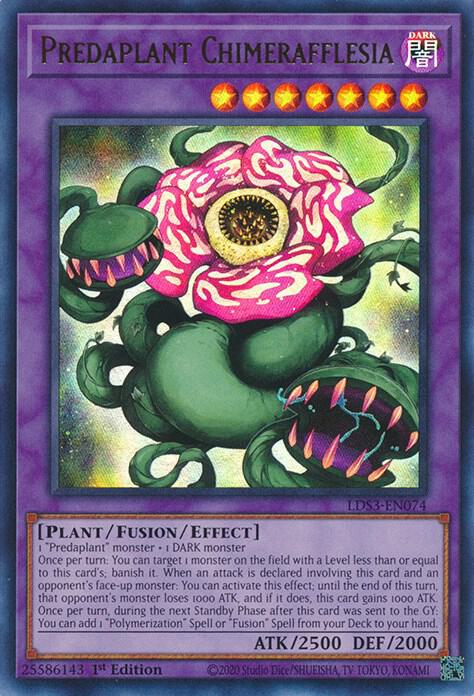 Predaplant Chimerafflesia LDS3-EN074 card from Legendary Duelists: Season 3