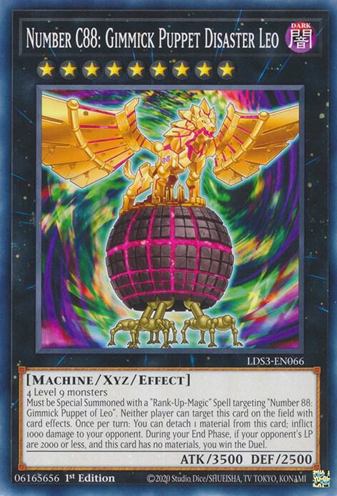 Number C88: Gimmick Puppet Disaster Leo LDS3-EN066 card from Legendary Duelists: Season 3