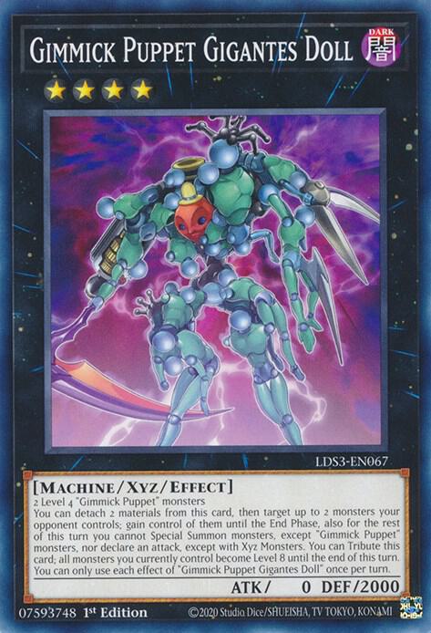 Gimmick Puppet Gigantes Doll LDS3-EN067 card from Legendary Duelists: Season 3