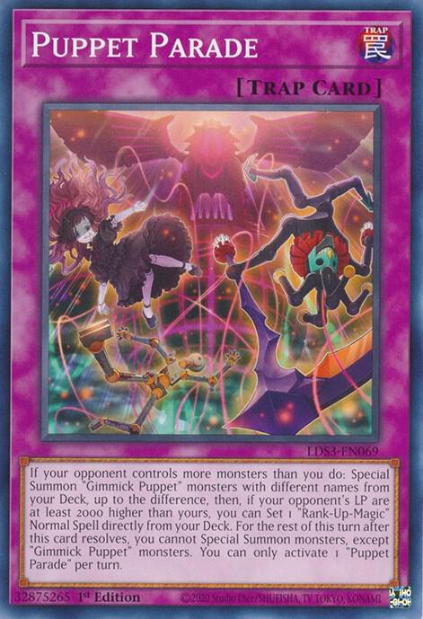 Puppet Parade LDS3-EN069 card from Legendary Duelists: Season 3