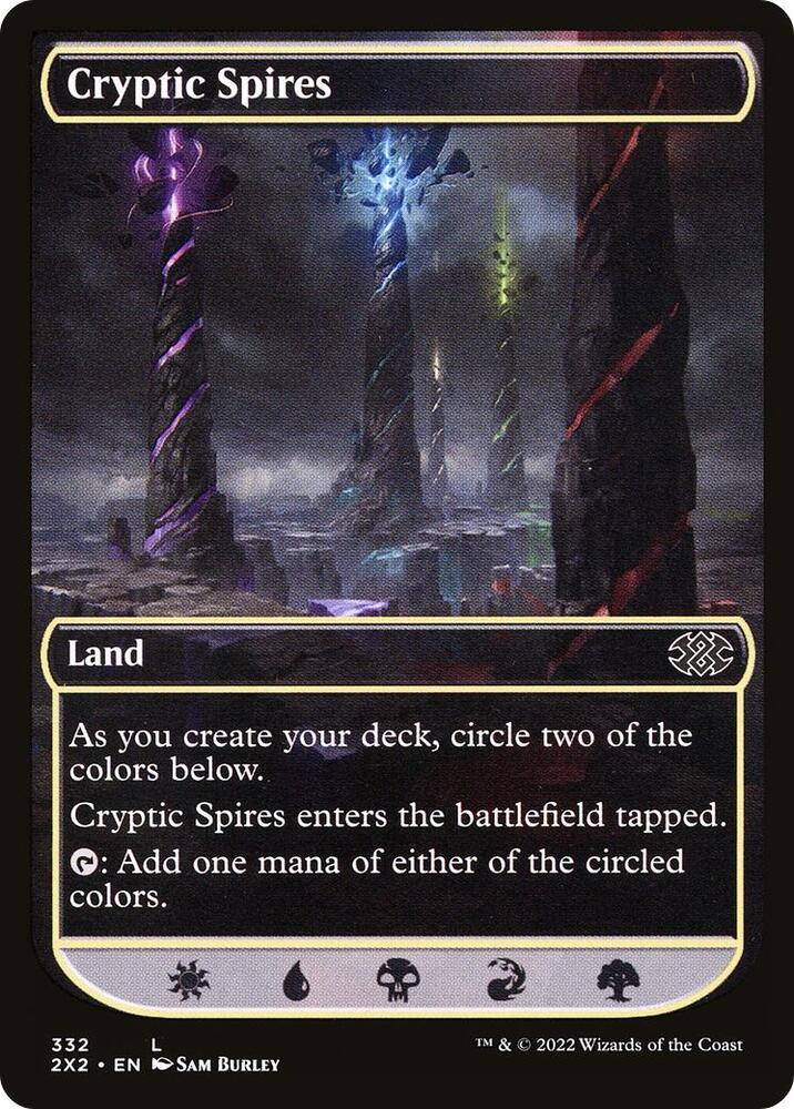 Cryptic Spires 332 card from Double Masters 2022