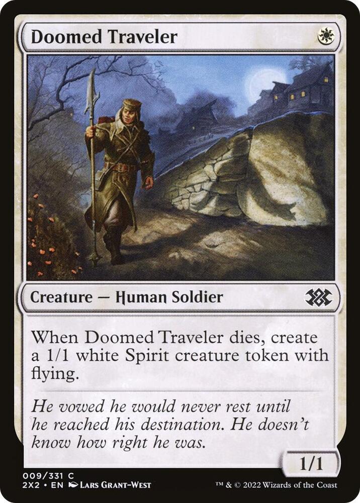 Doomed Traveler 9 card from Double Masters 2022