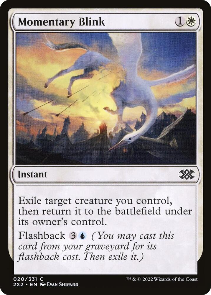 Momentary Blink 20 card from Double Masters 2022
