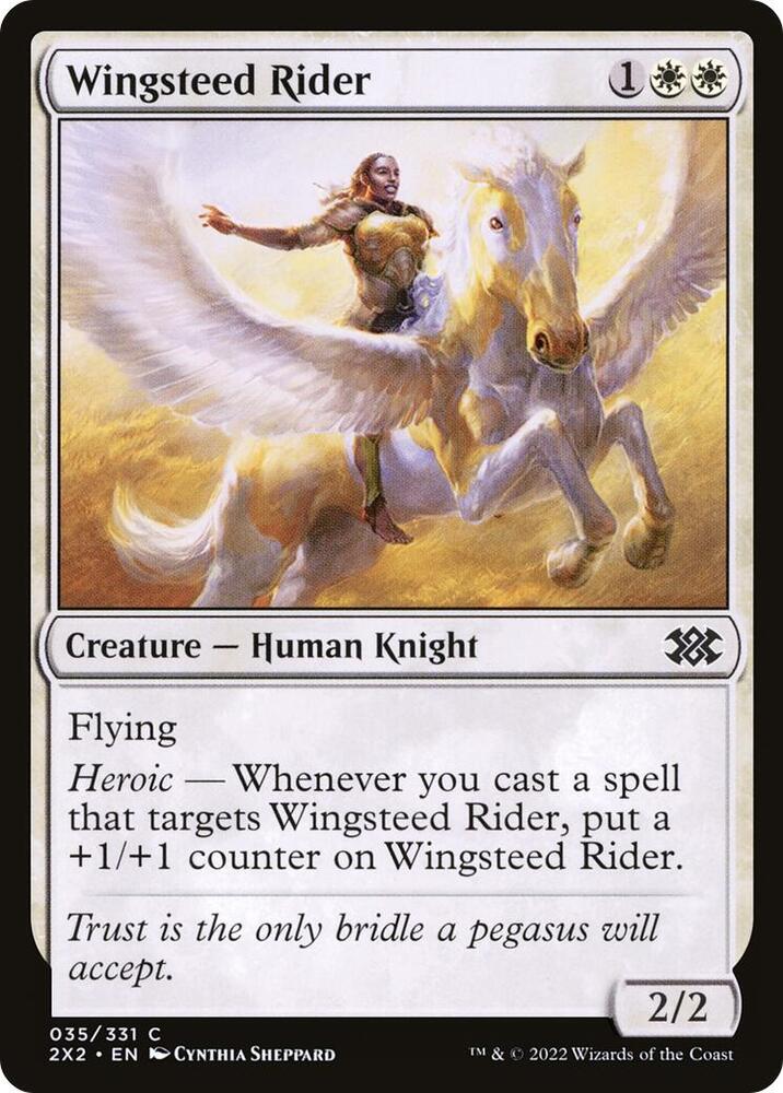 Wingsteed Rider 35 card from Double Masters 2022
