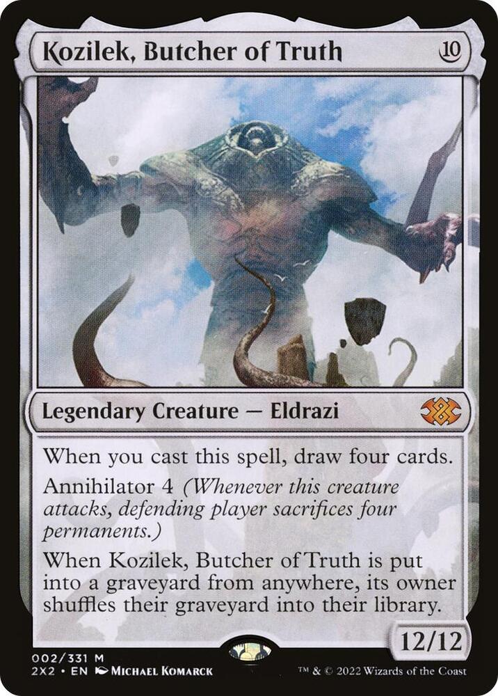 Kozilek, Butcher of Truth 2 card from Double Masters 2022