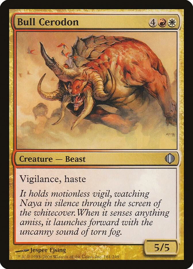 Bull Cerodon 161 card from Shards of Alara