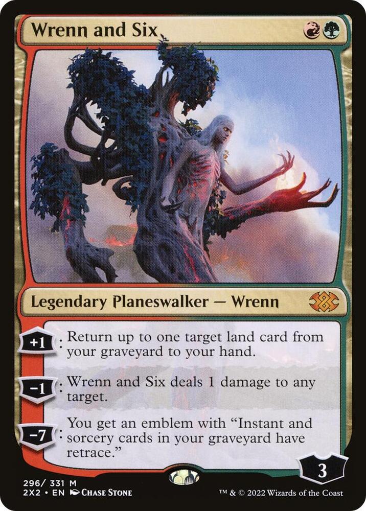 Wrenn and Six 296 card from Double Masters 2022