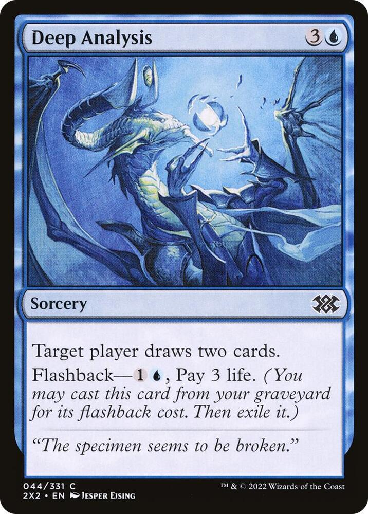 Deep Analysis 44 card from Double Masters 2022