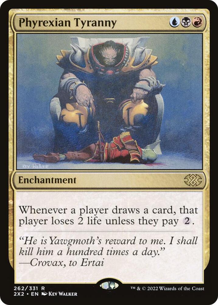 Phyrexian Tyranny 262 card from Double Masters 2022