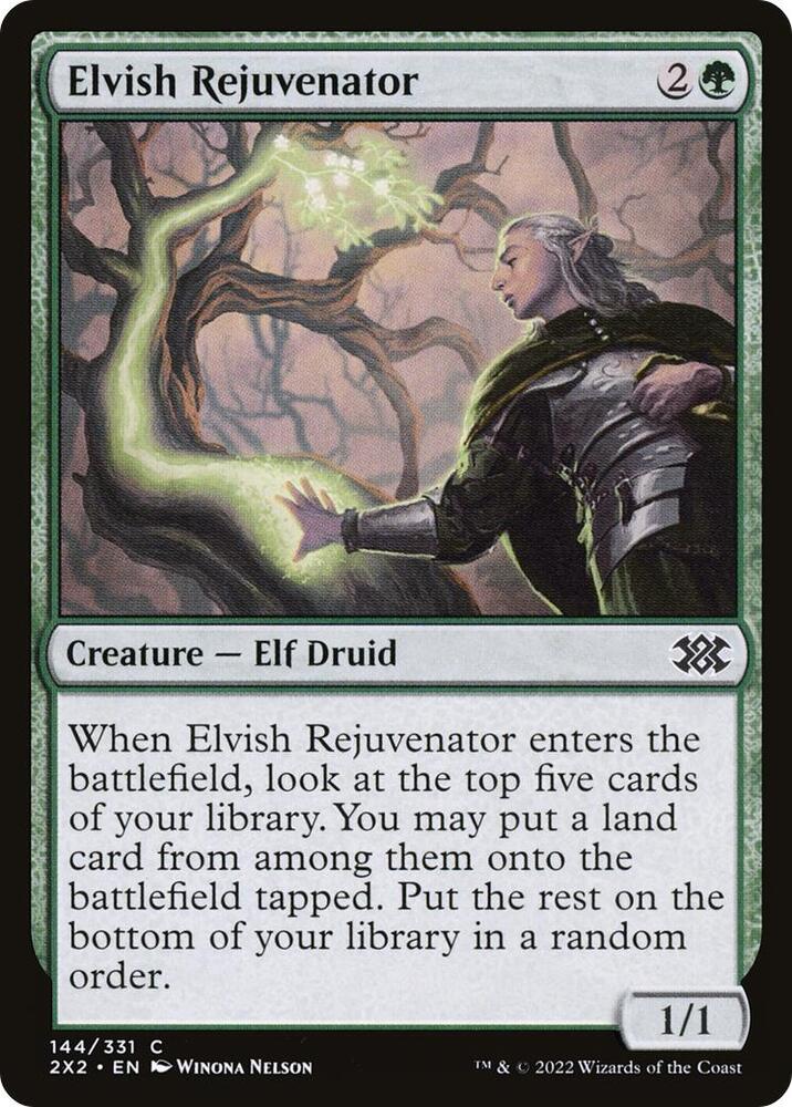 Elvish Rejuvenator 144 card from Double Masters 2022