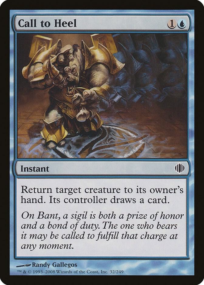 Call to Heel 32 card from Shards of Alara