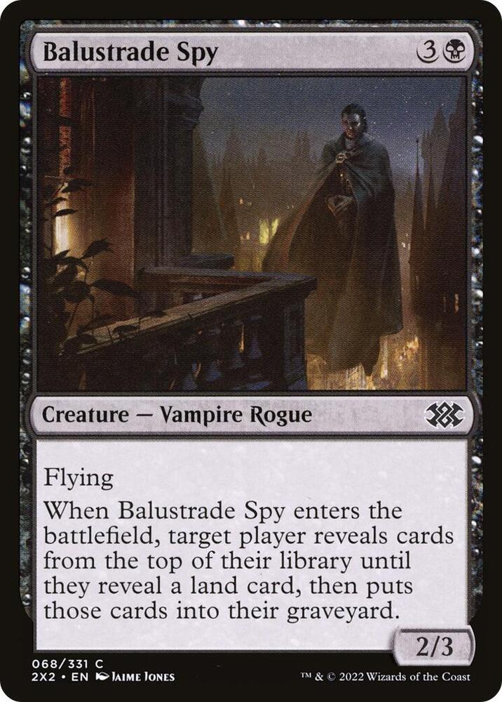 Balustrade Spy 68 card from Double Masters 2022