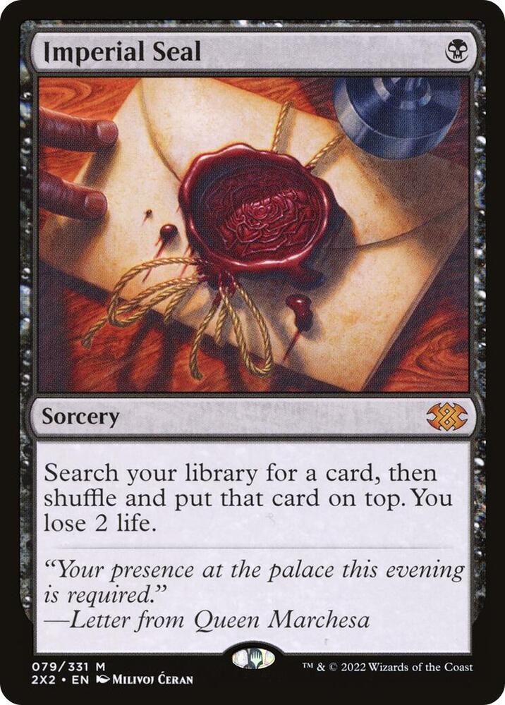Imperial Seal 79 card from Double Masters 2022
