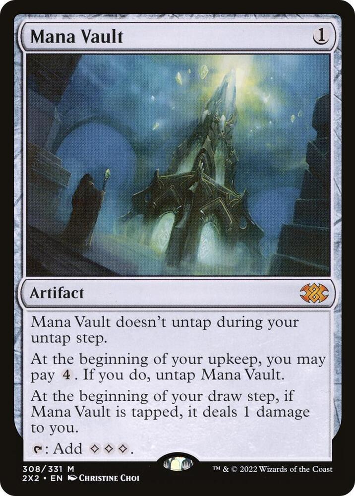 Mana Vault 308 card from Double Masters 2022