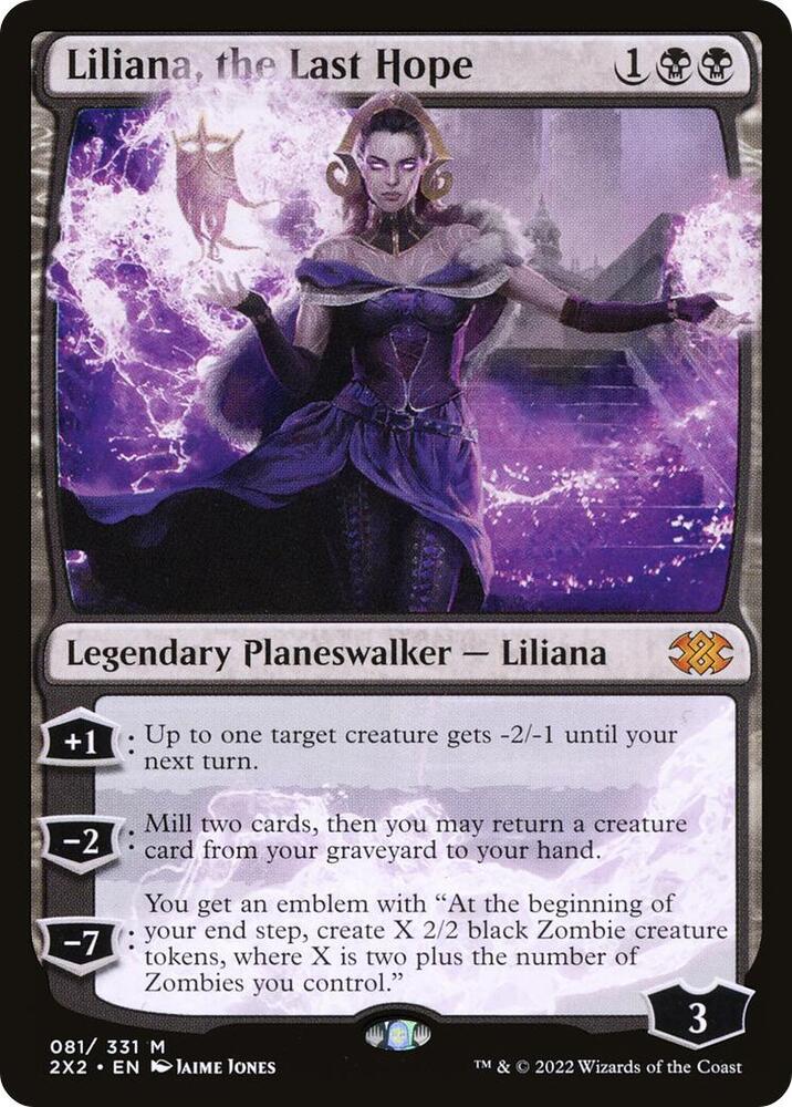 Liliana, the Last Hope 81 card from Double Masters 2022