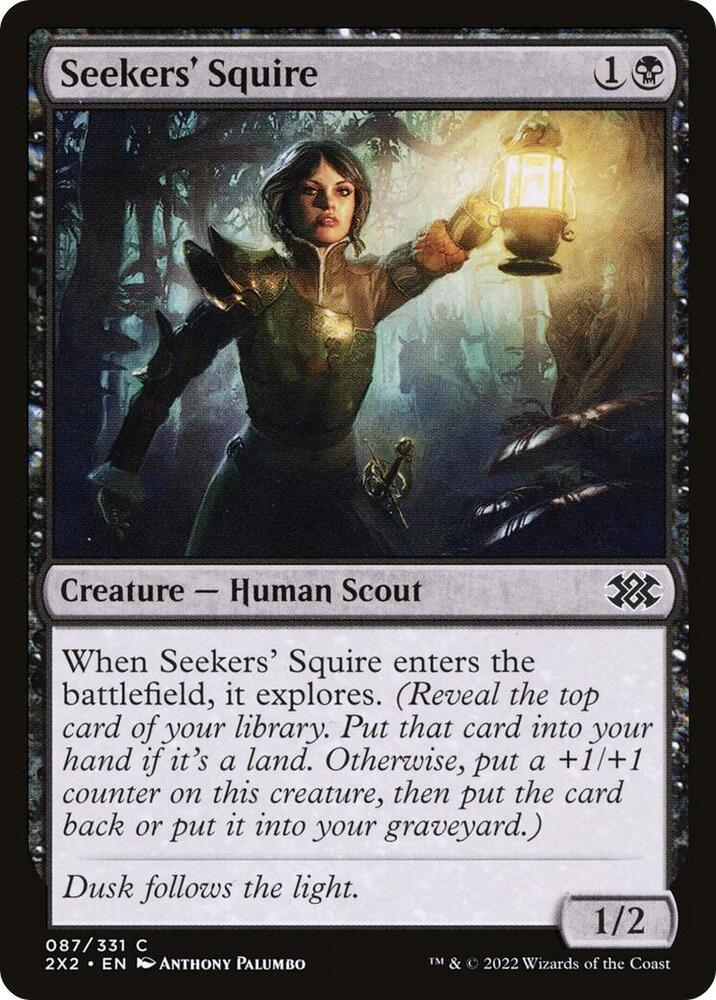 Seekers' Squire 87 card from Double Masters 2022