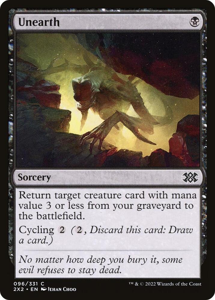 Unearth 96 card from Double Masters 2022
