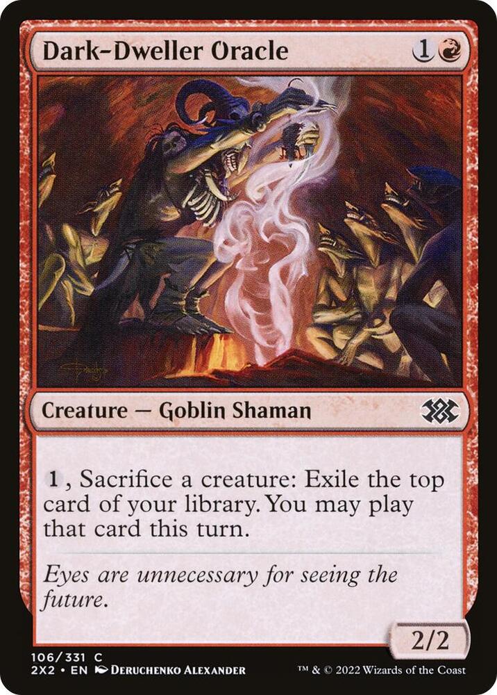 Dark-Dweller Oracle 106 card from Double Masters 2022