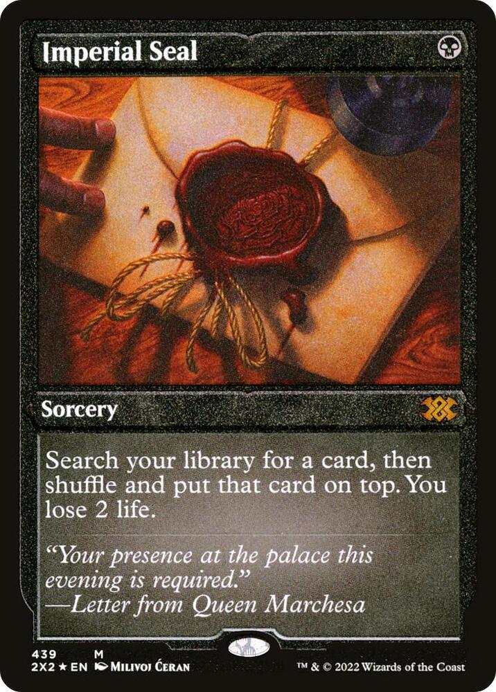 Imperial Seal (Foil Etched) 439 card from Double Masters 2022