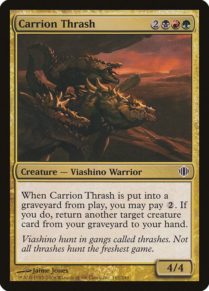 Carrion Thrash 162 card from Shards of Alara
