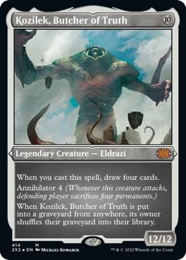 Kozilek, Butcher of Truth (Foil Etched) 414 card from Double Masters 2022