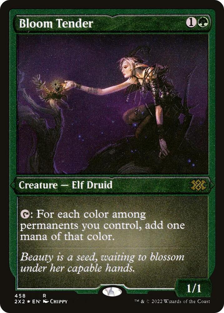 Bloom Tender (Foil Etched) 458 card from Double Masters 2022