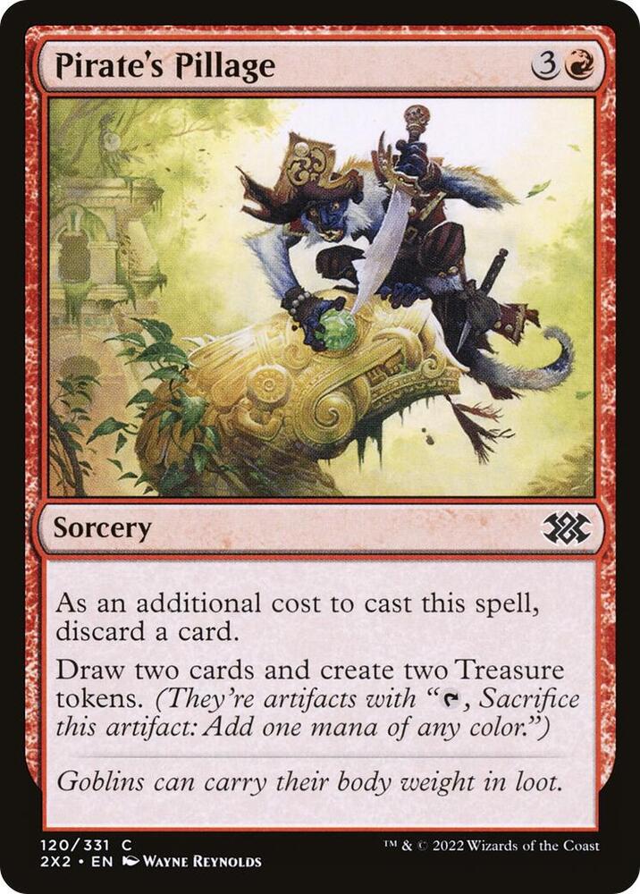Pirate's Pillage 120 card from Double Masters 2022
