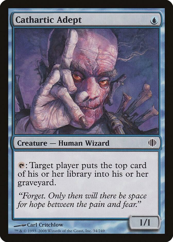 Cathartic Adept 34 card from Shards of Alara