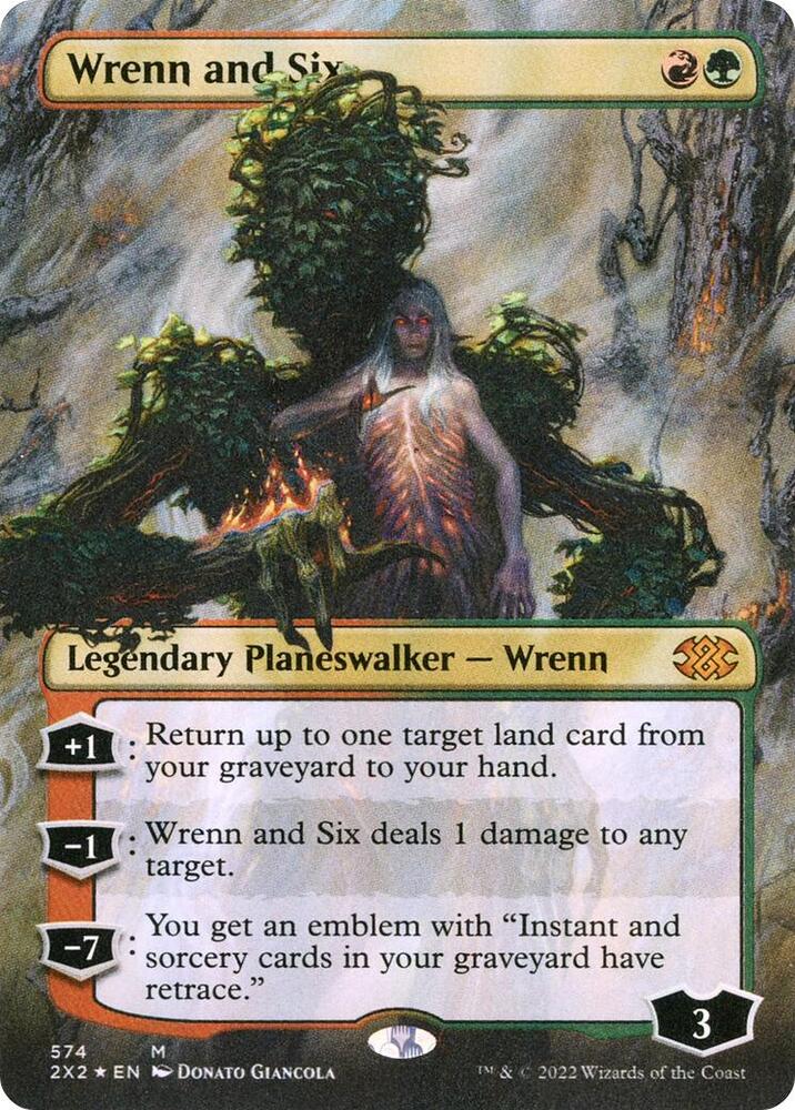 Wrenn and Six (Textured Foil) 574 card from Double Masters 2022