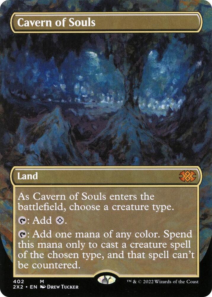 Cavern of Souls (Borderless) 402 card from Double Masters 2022