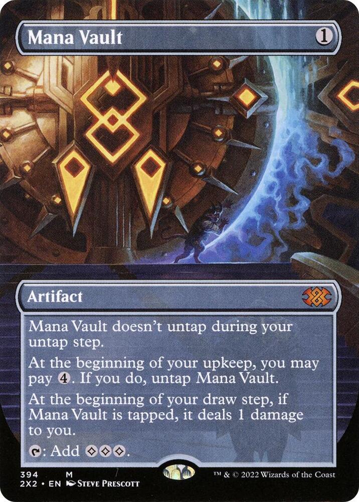 Mana Vault (Borderless) 394 card from Double Masters 2022