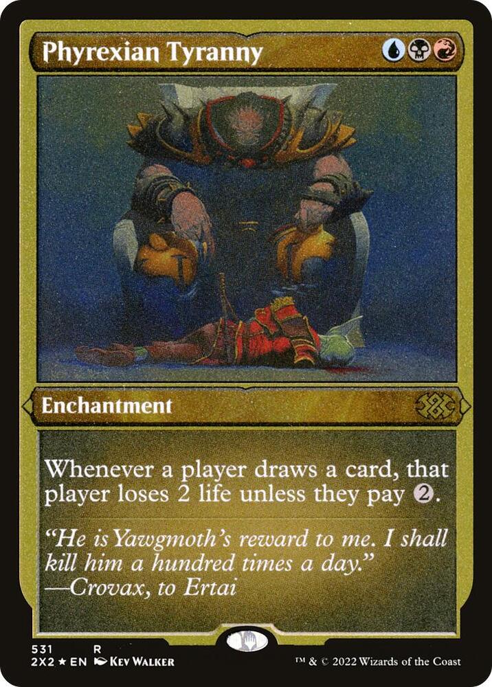 Phyrexian Tyranny (Foil Etched) 531 card from Double Masters 2022