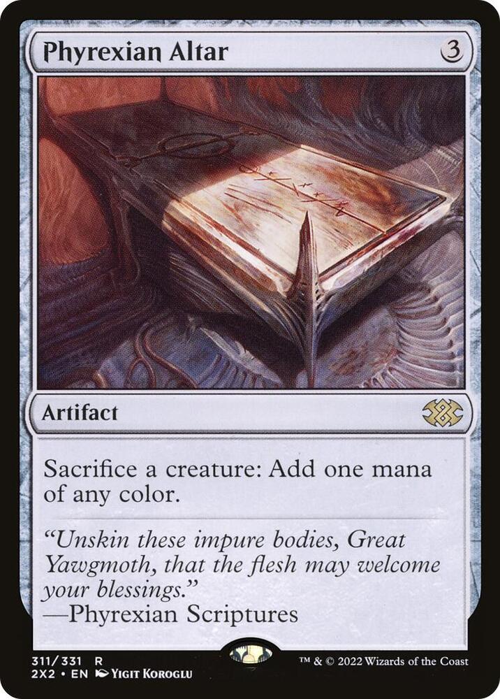 Phyrexian Altar 311 card from Double Masters 2022