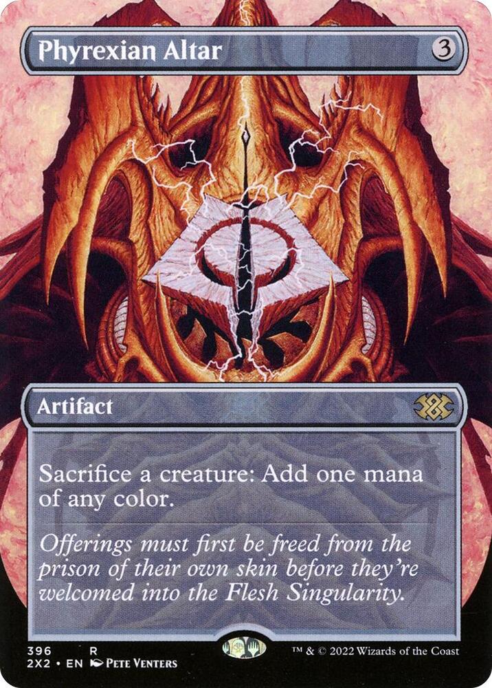 Phyrexian Altar (Borderless) 396 card from Double Masters 2022