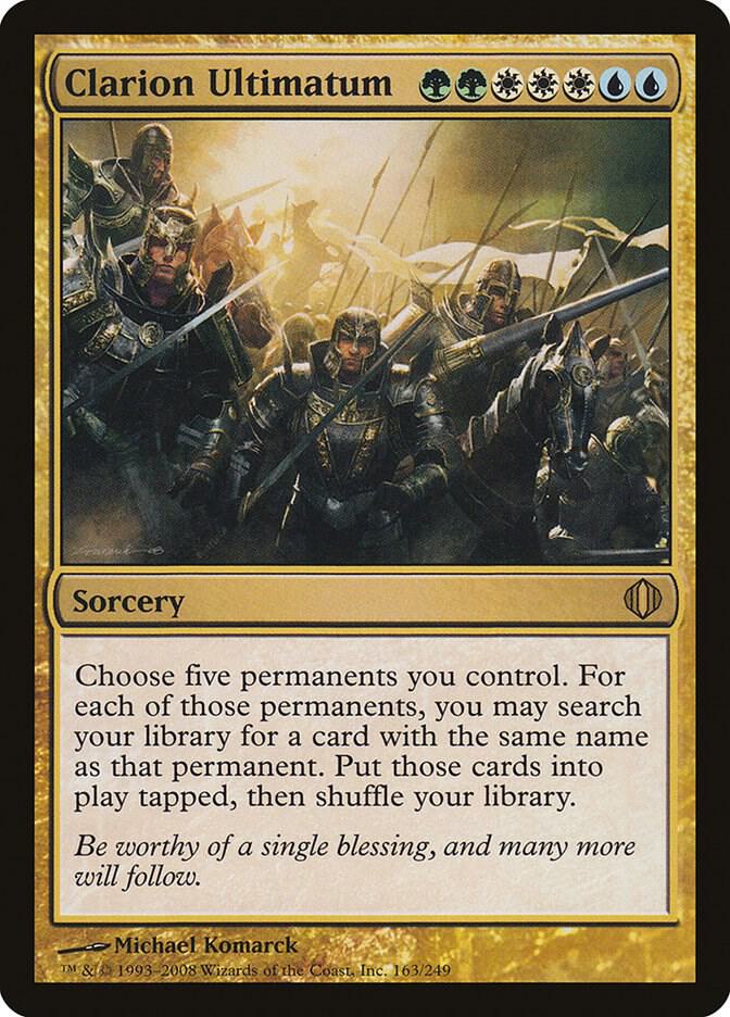 Clarion Ultimatum 163 card from Shards of Alara
