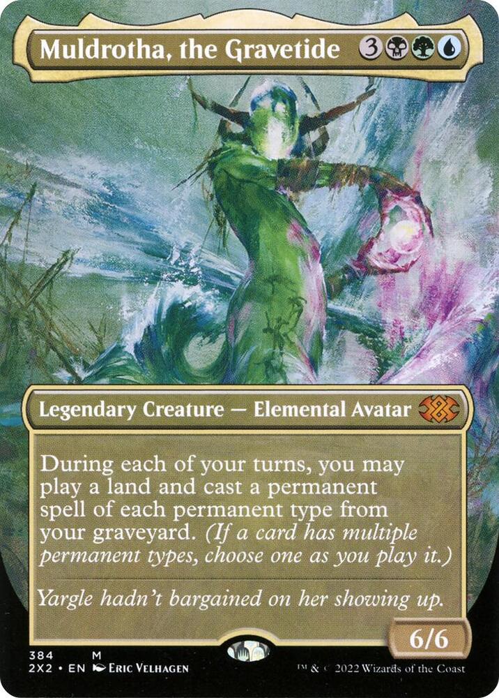 Muldrotha, the Gravetide (Borderless) 384 card from Double Masters 2022