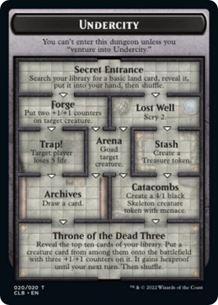 Undercity (AFR) 20 card from Oversize Cards