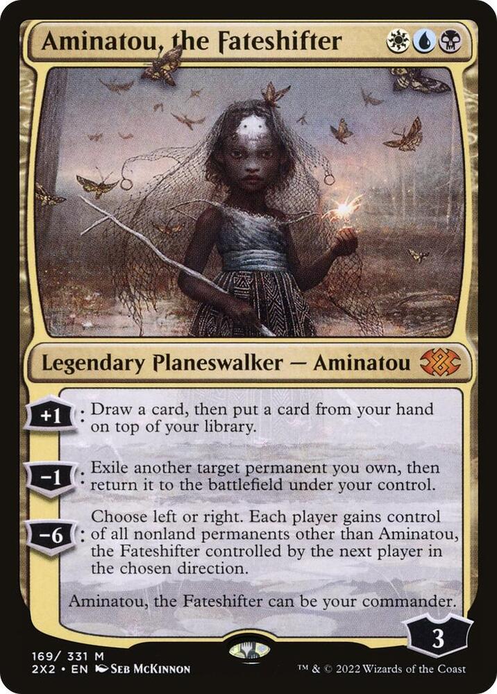 Aminatou, the Fateshifter 169 card from Double Masters 2022