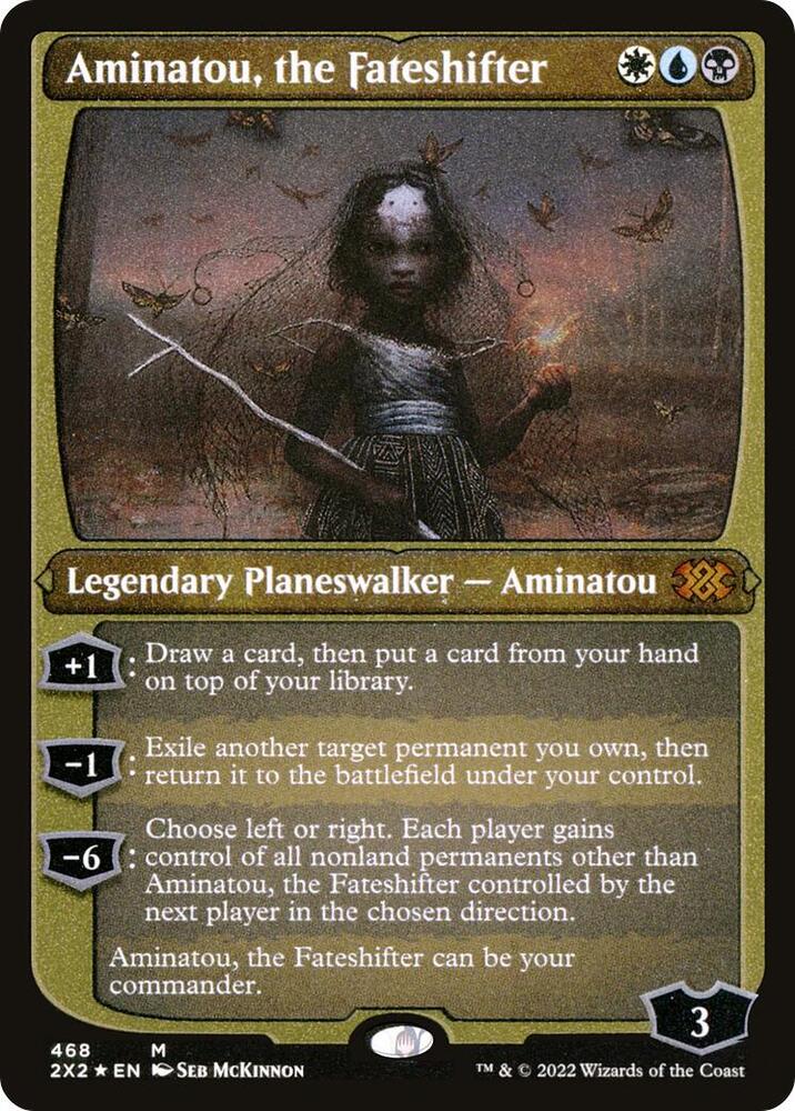 Aminatou, the Fateshifter (Foil Etched) 468 card from Double Masters 2022