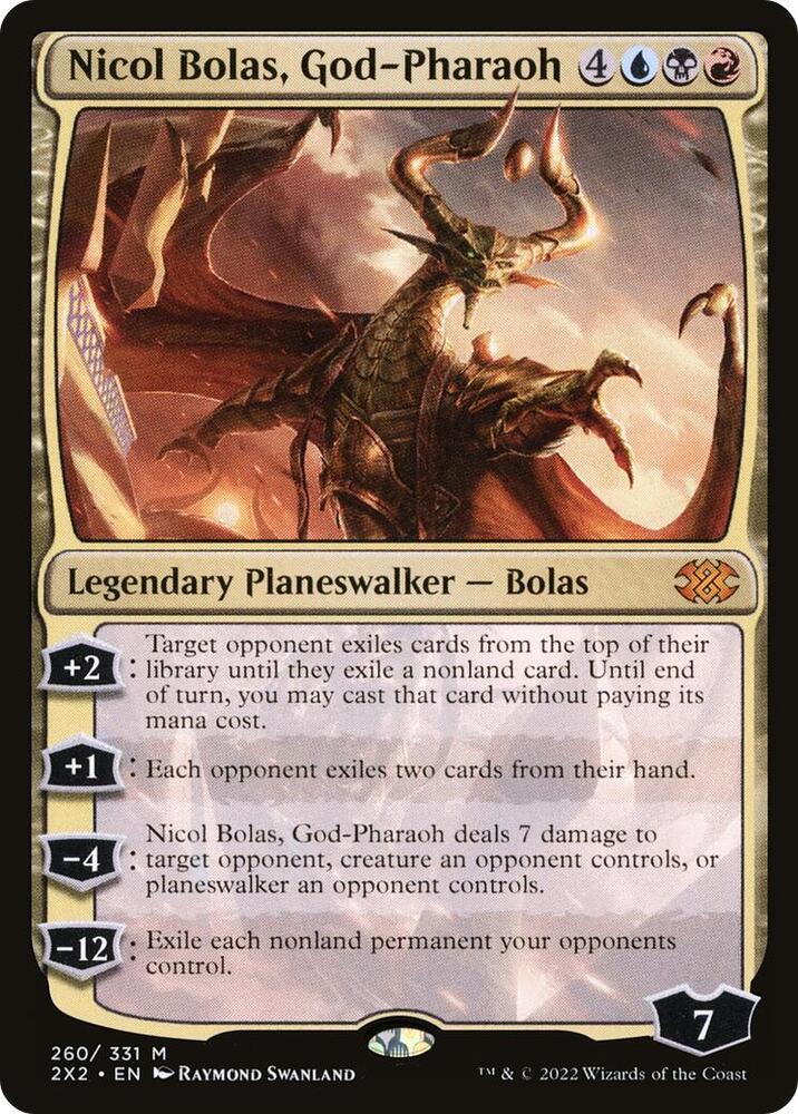 Nicol Bolas, God-Pharaoh 260 card from Double Masters 2022