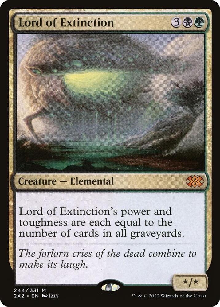 Lord of Extinction 244 card from Double Masters 2022