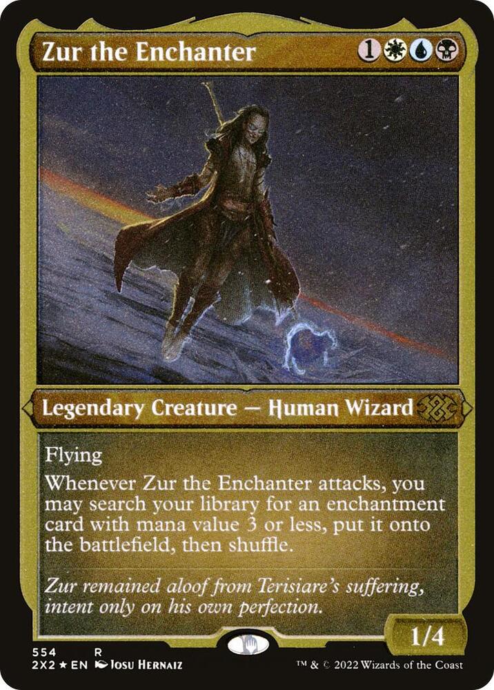 Zur the Enchanter (Foil Etched) 554 card from Double Masters 2022