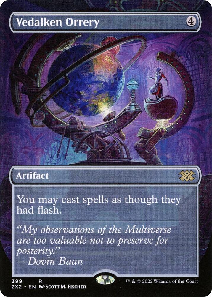 Vedalken Orrery (Borderless) 399 card from Double Masters 2022