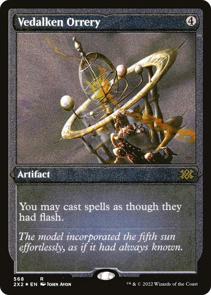 Vedalken Orrery (Foil Etched) 568 card from Double Masters 2022