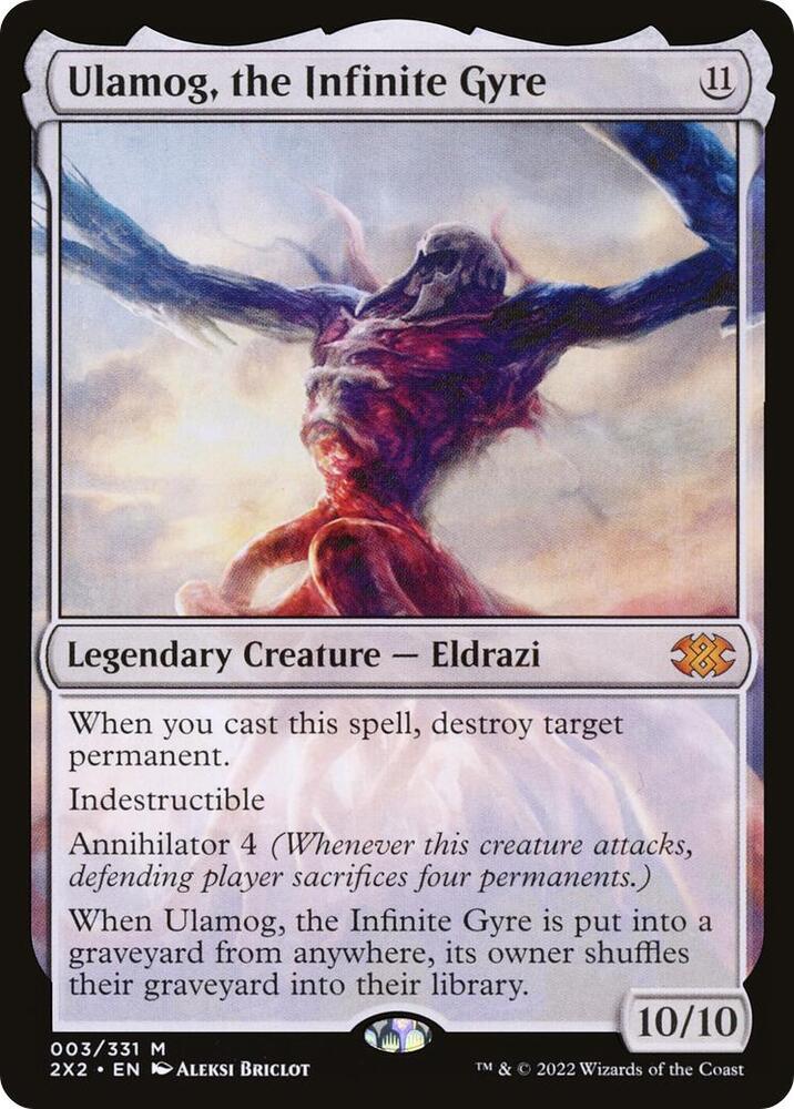 Ulamog, the Infinite Gyre 3 card from Double Masters 2022