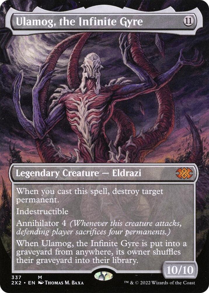 Ulamog, the Infinite Gyre (Borderless) 337 card from Double Masters 2022