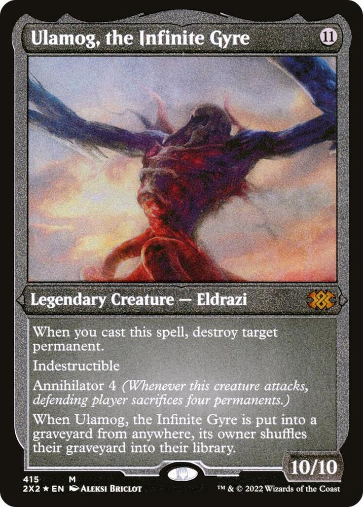 Ulamog, the Infinite Gyre (Foil Etched) 415 card from Double Masters 2022