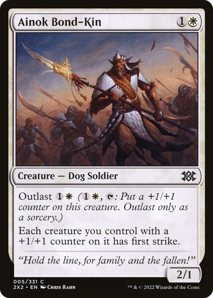 Ainok Bond-Kin 5 card from Double Masters 2022